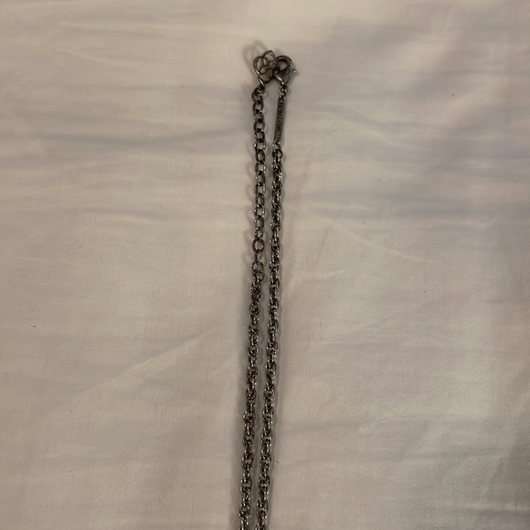 Authentic Tory Burch Silver Necklace - Picture 4 of 6